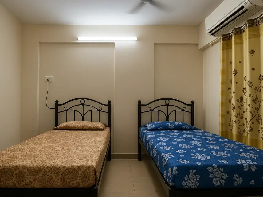 PG in Andheri East near Airport with food facilities